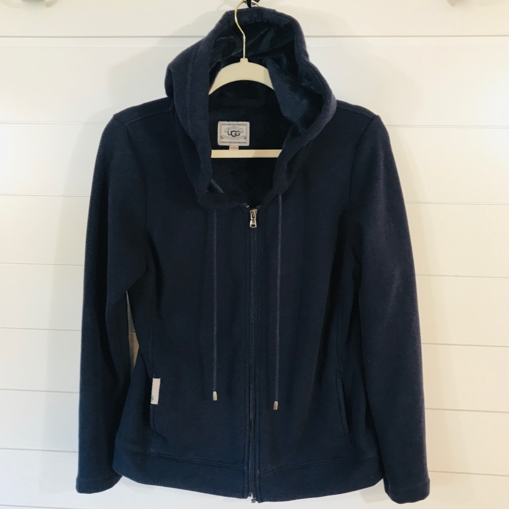 Ugg Australia Sarasee Fuzzy Lined Hoodie Jacket